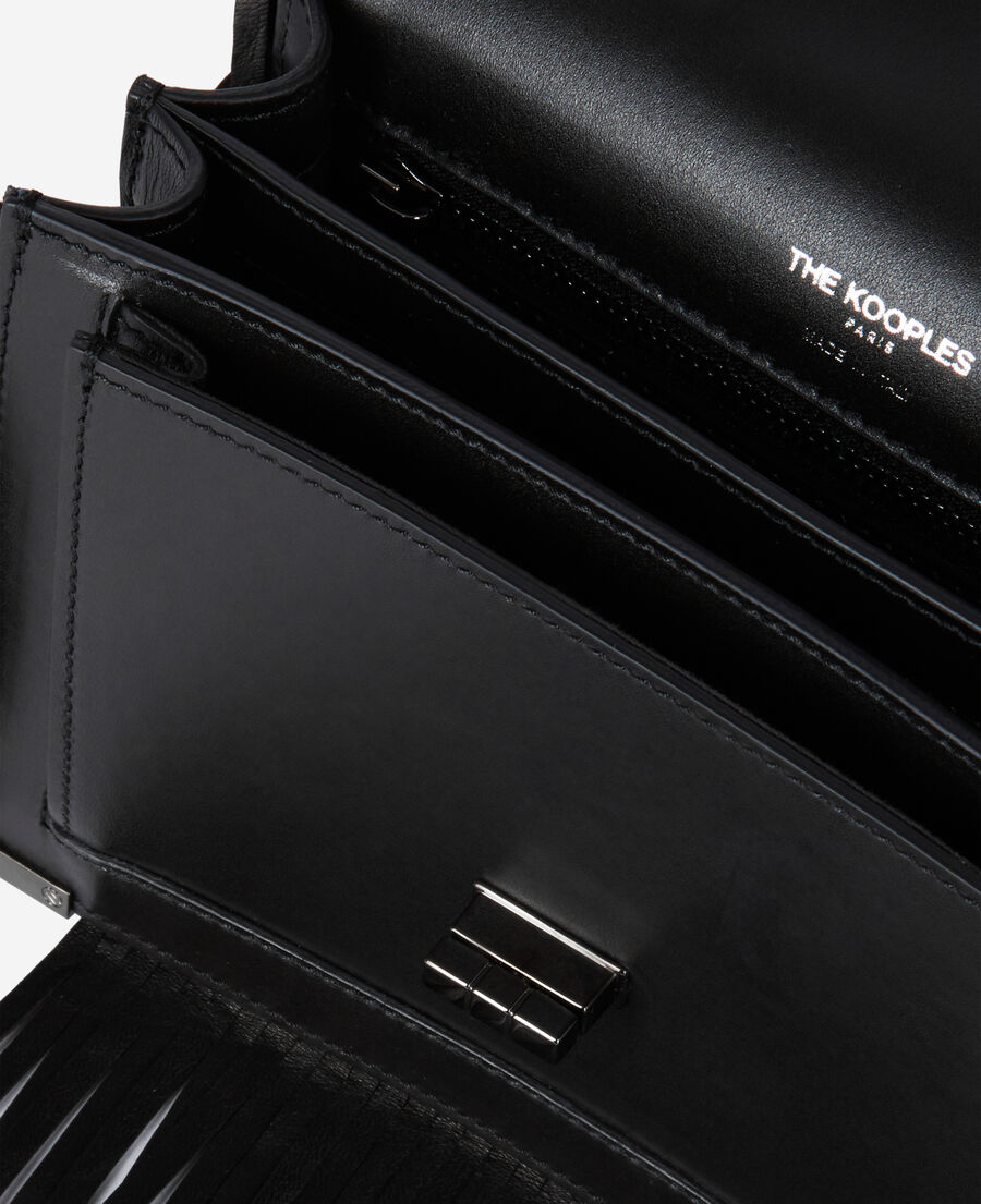 small emily bag in black leather