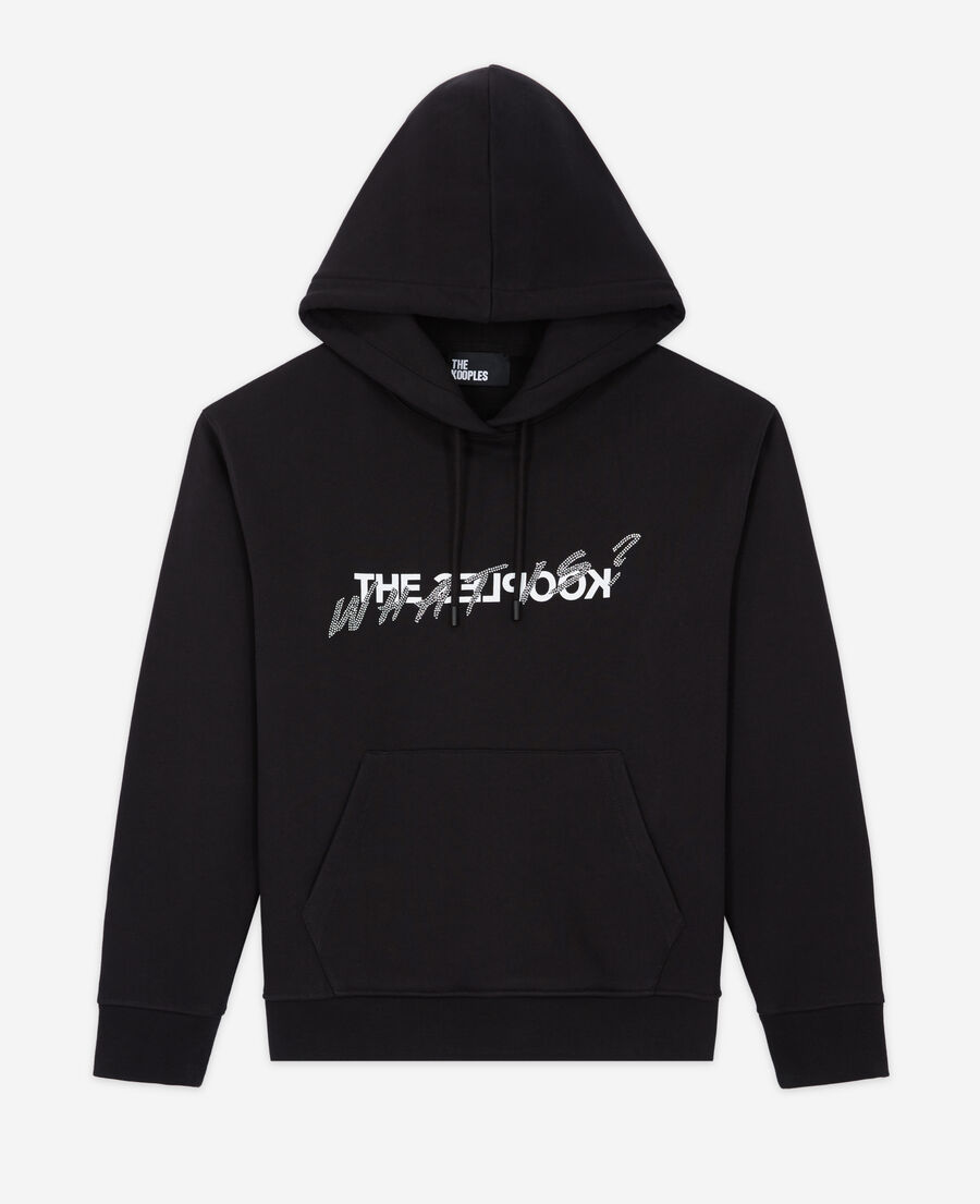 더 쿠플스 The Kooples Sweatshirt What is en strass noir,BLACK