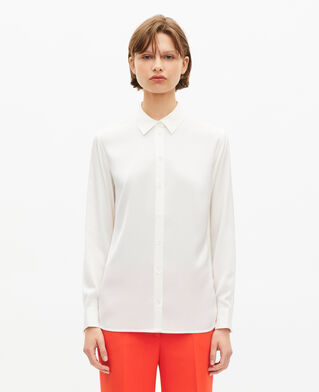 The Kooples F WHITE white silk shirt 
