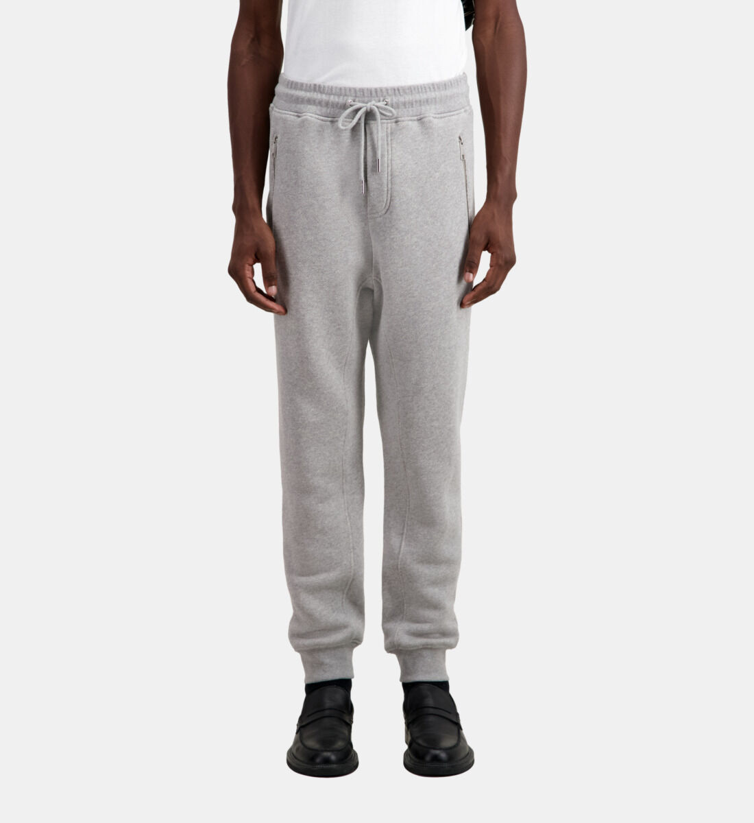 Grey tracksuit trousers