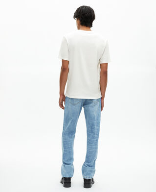 The Kooples MIXED ECRU mixed t-shirt the doors x the kooples ecru