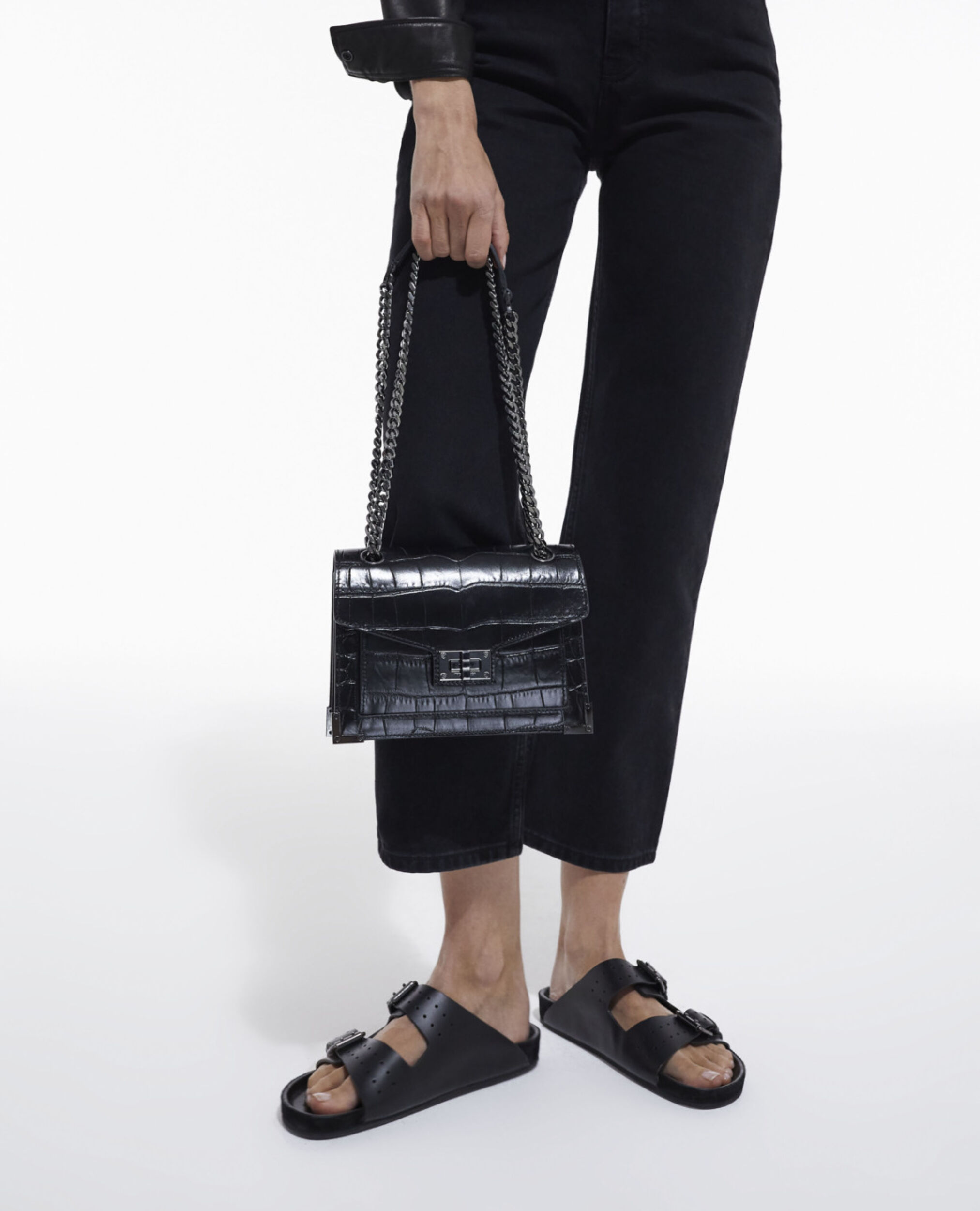 Sac Emily small Black Edition Chaine , BLACK, hi-res image number null