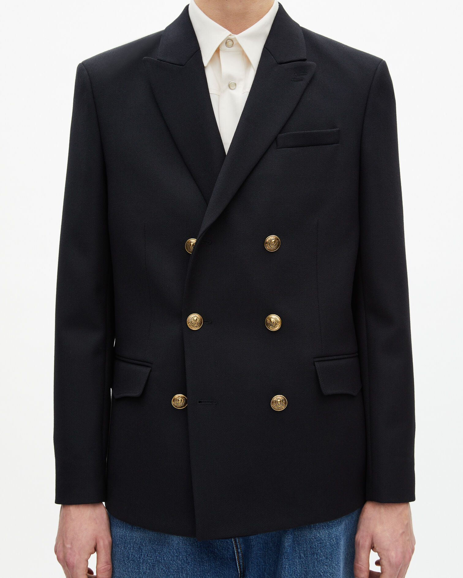 Marineblaue Wolljacke, DARK NAVY, hi-res image number null