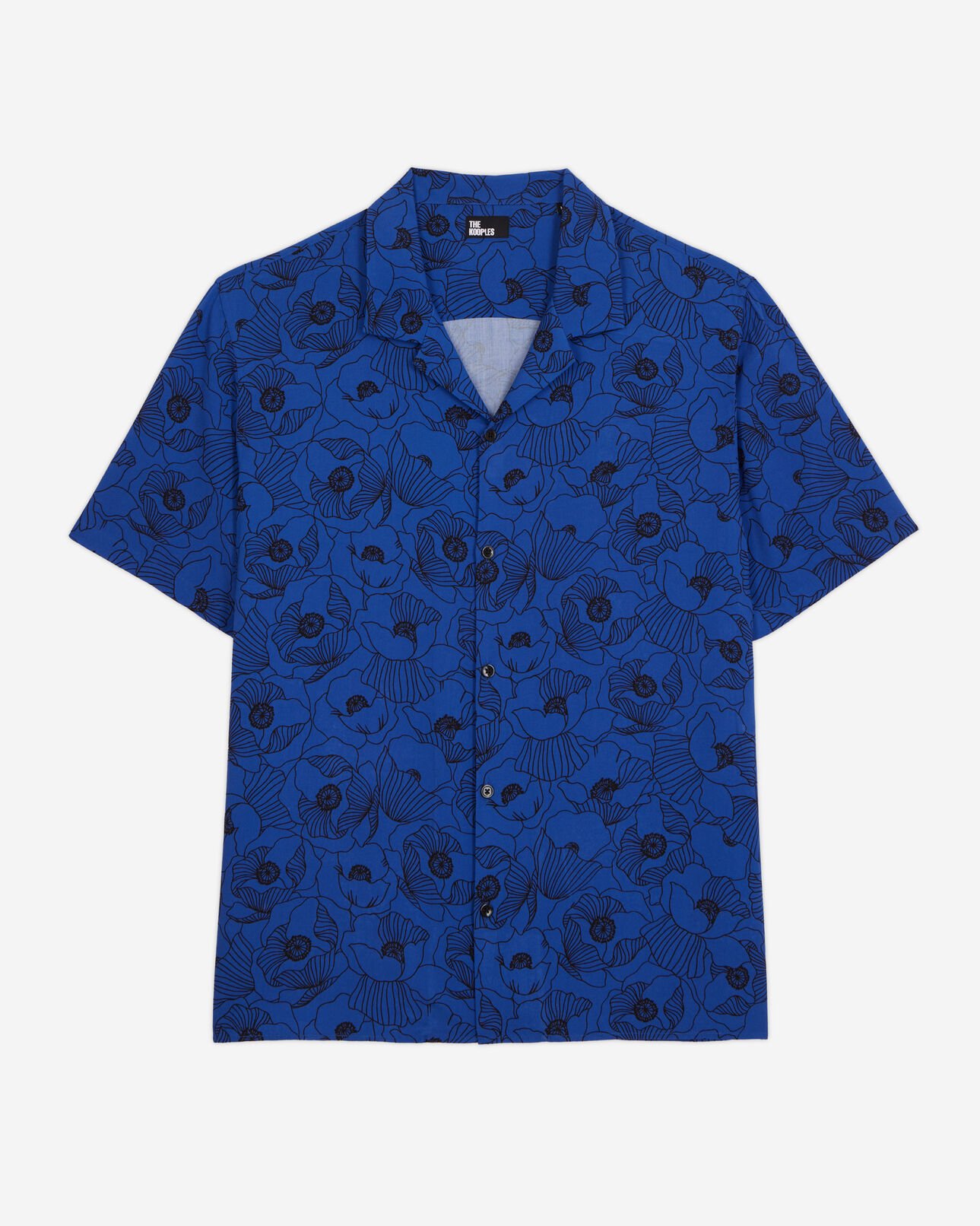 The Kooples MEN BLUE printed shirt
