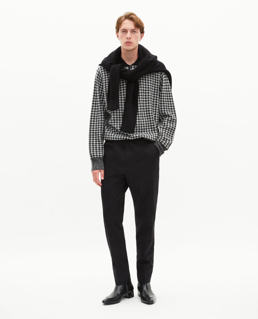 The Kooples HOMBRE BLACK pantalones rectos negros