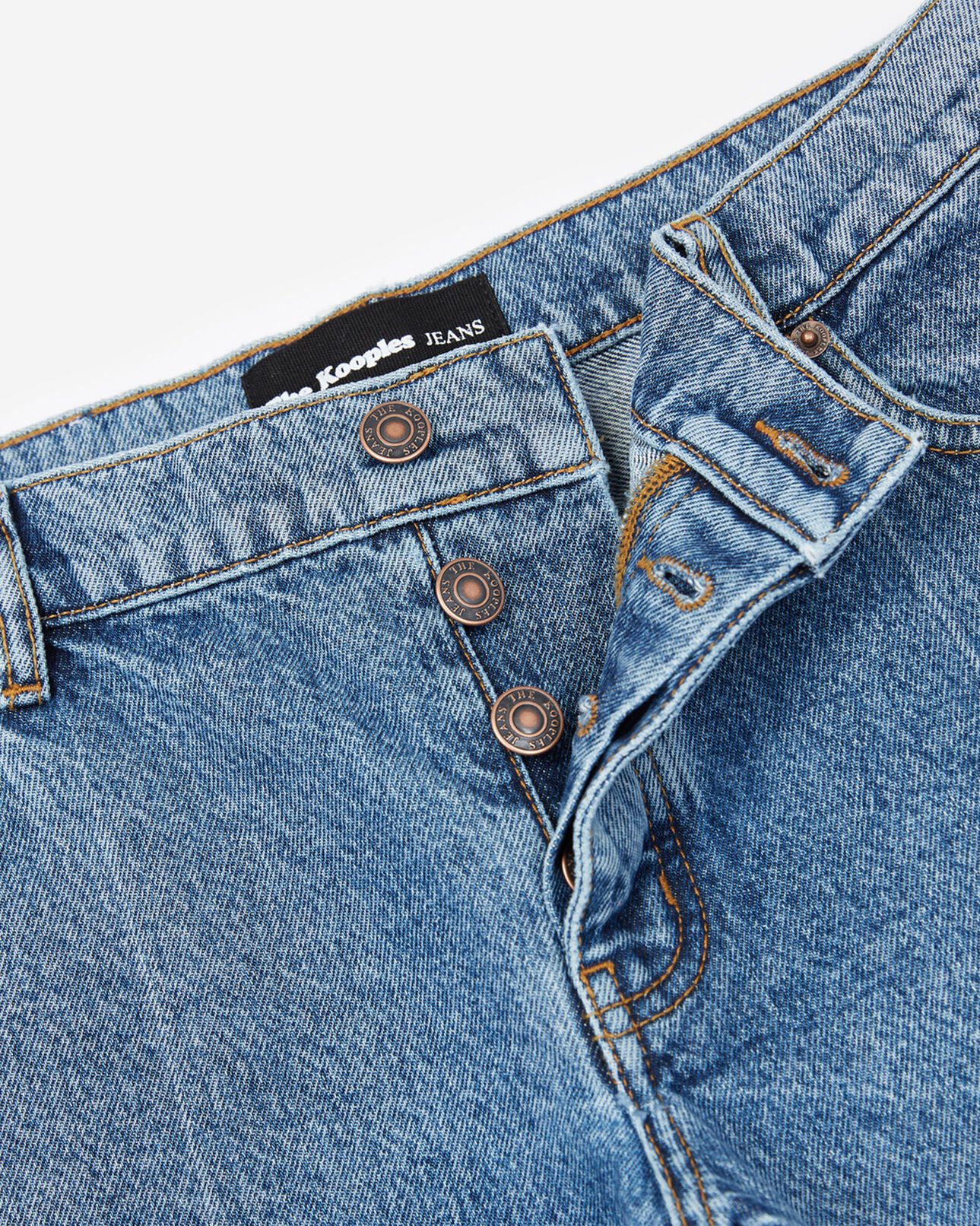 The Kooples DAMEN BLUE DENIM blaue vintage mom jeans