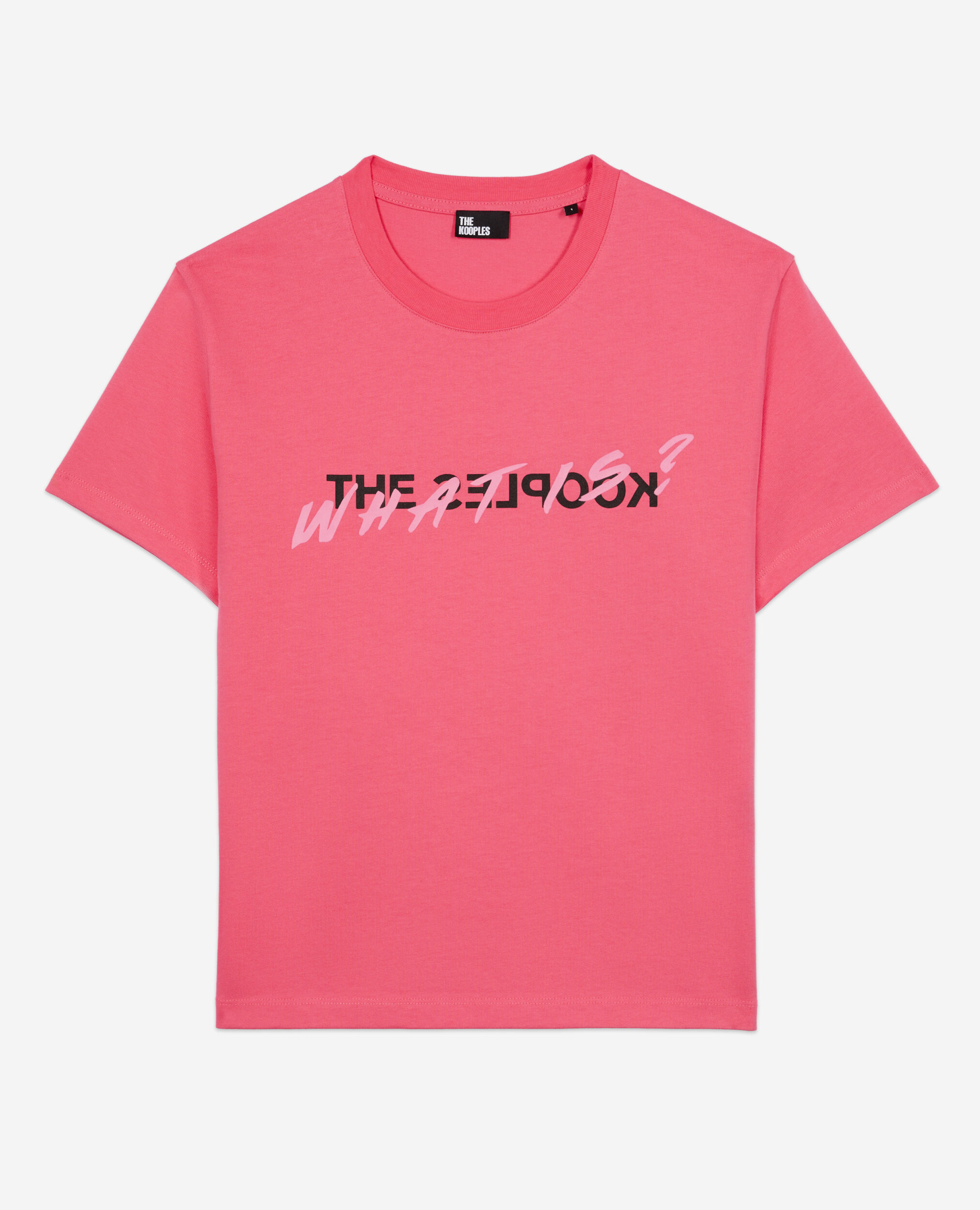 Camiseta "What is" fucsia, RETRO PINK, hi-res image number null