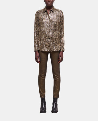 The Kooples WOMEN LEOPARD flowing leopard-print shirt