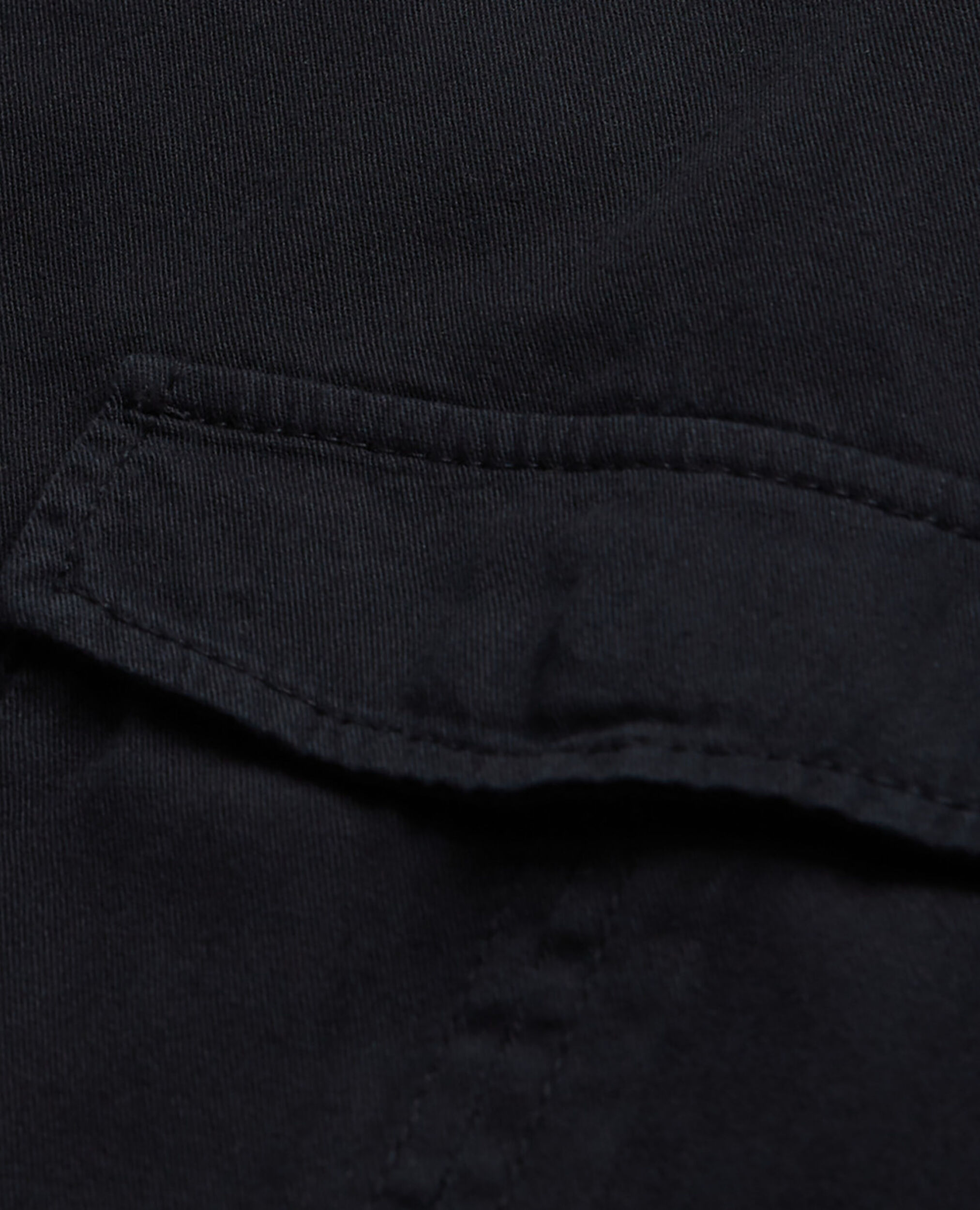 Black classic collar denim shirt, STONE GREY, hi-res image number null