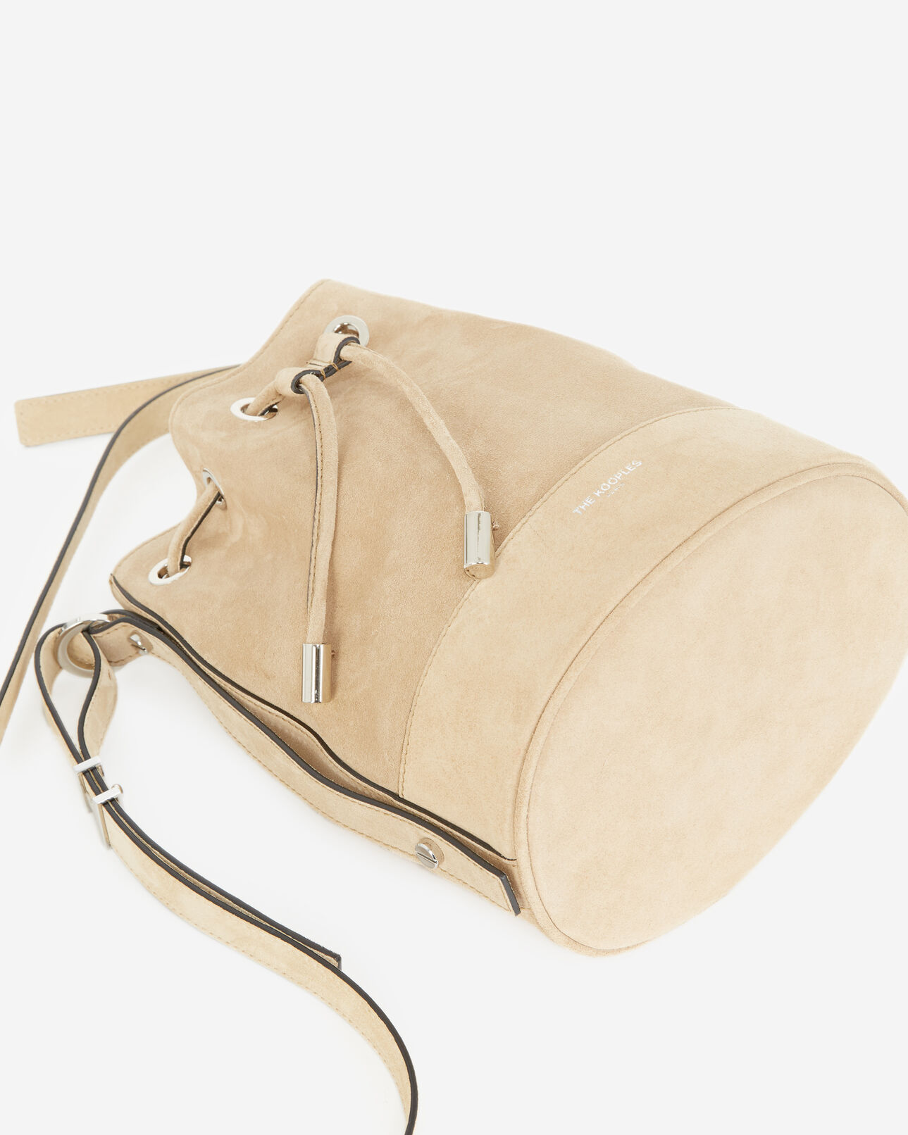 The Kooples DAMEN BEIGE tasche medium tina leder beige