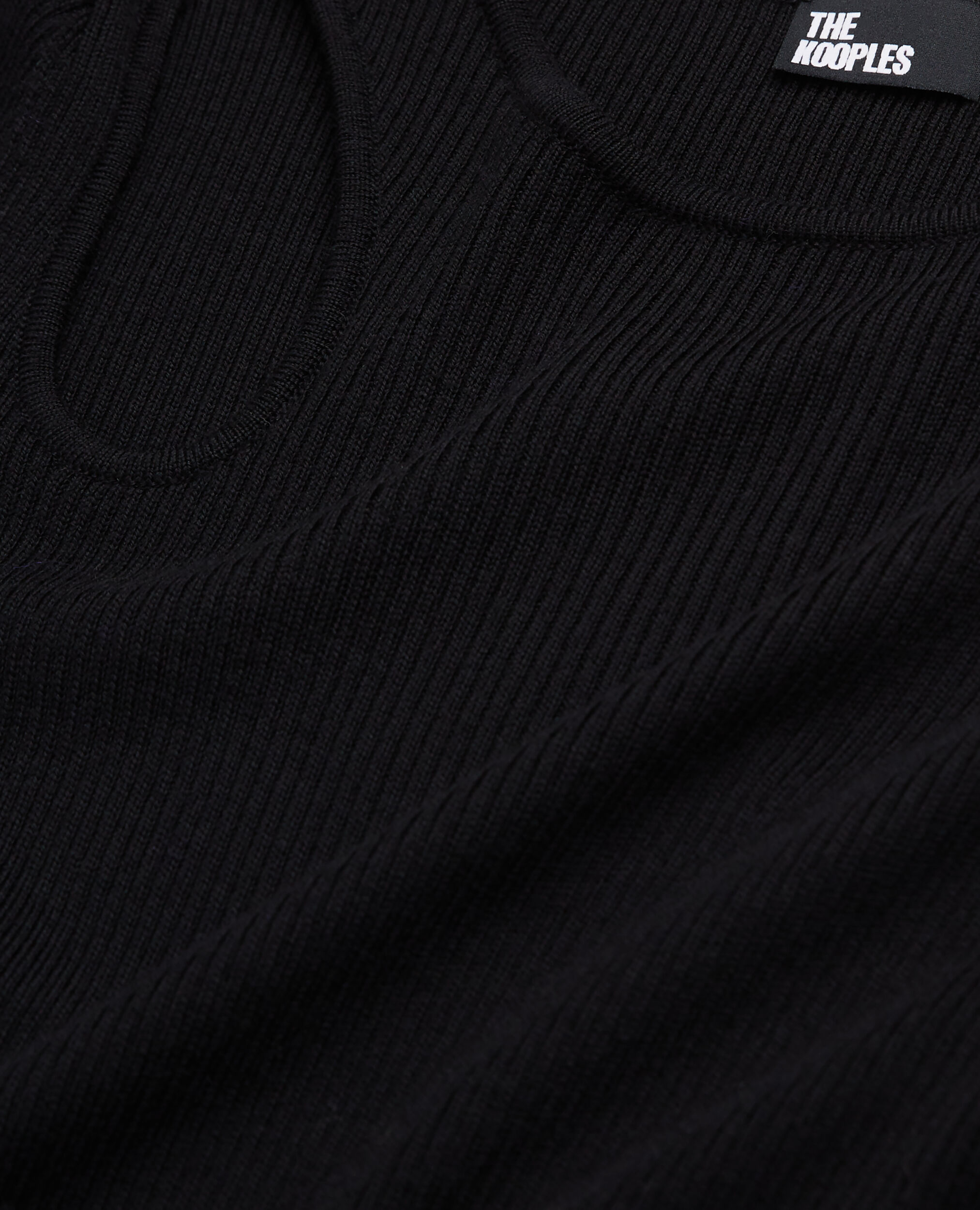 Short black wool dress | The Kooples - US