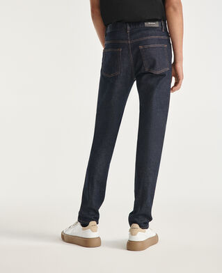 The Kooples H BLUE BRUT slim-fit dark blue jeans