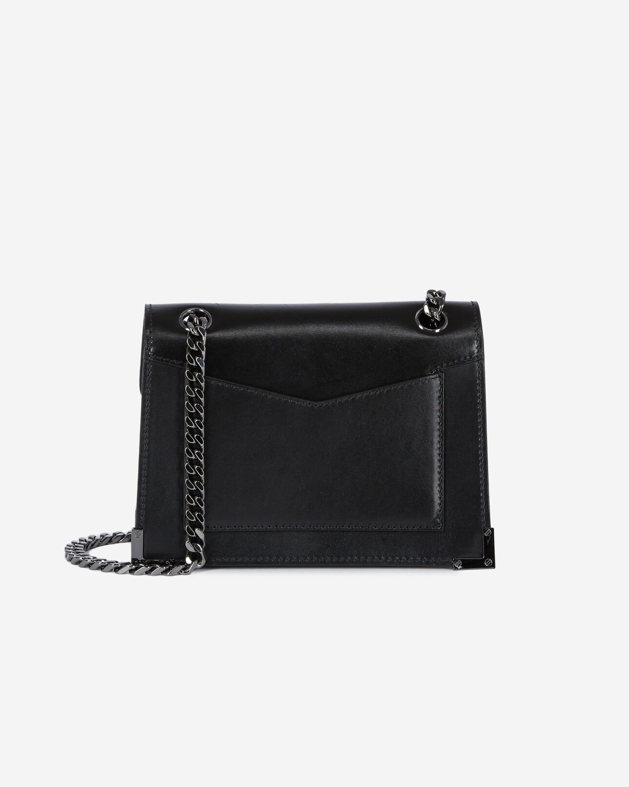 The Kooples MUJER BLACK bolso pequeño emily en piel lisa negra