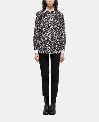 The Kooples WOMEN BLACK WHITE printed shirt