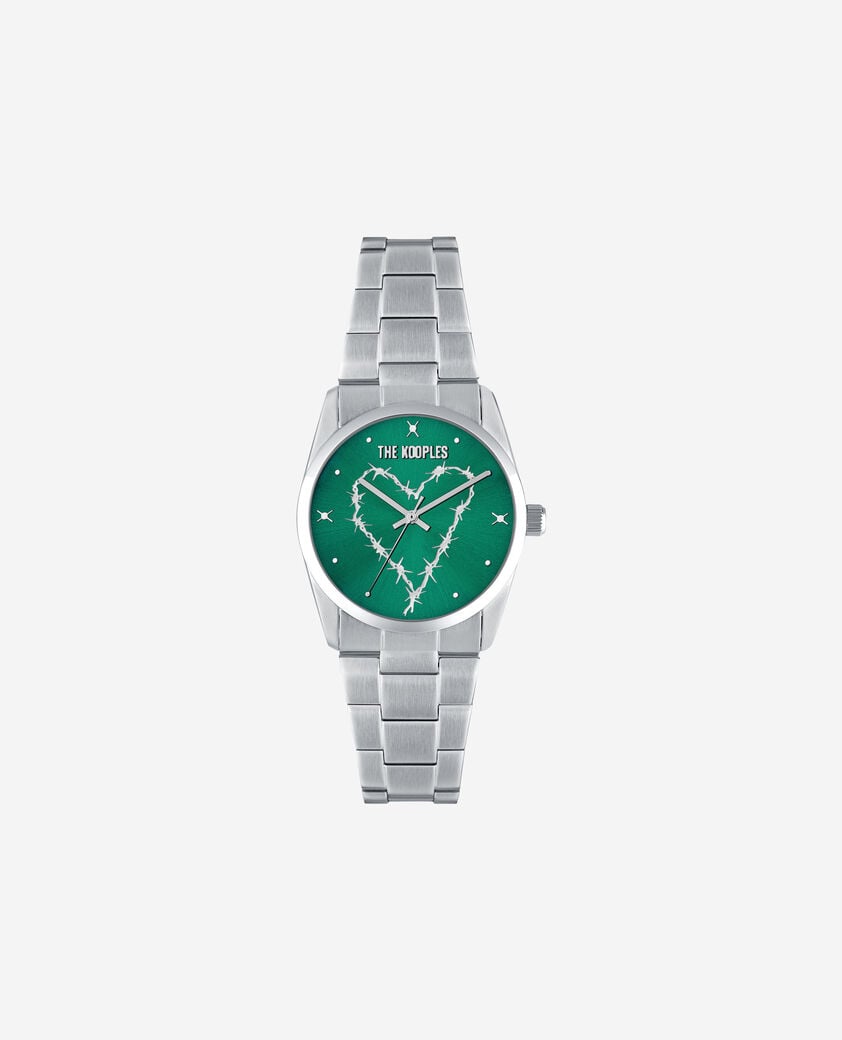 The Kooples MIXTE SILVER montre heart wire argentée
