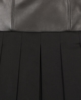 The Kooples FEMME BLACK robe bustier courte noire