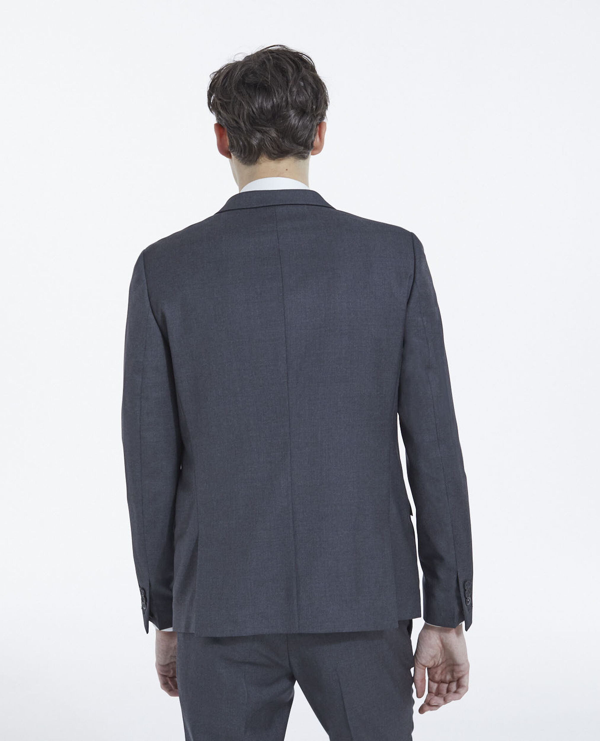 Gray suit jacket, DARK GREY, hi-res image number null