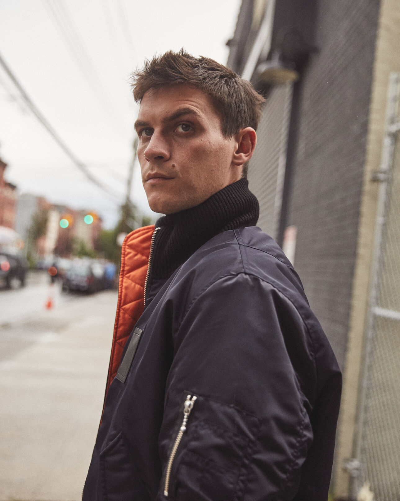 The Kooples HOMME NAVY blouson bombers marine