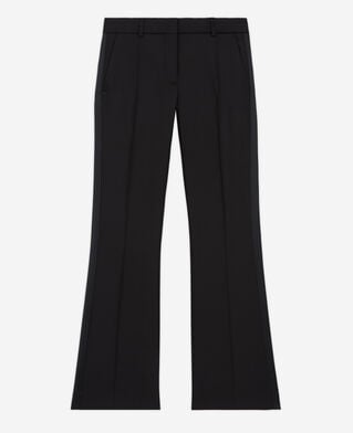 The Kooples WOMEN BLACK black wool suit pants