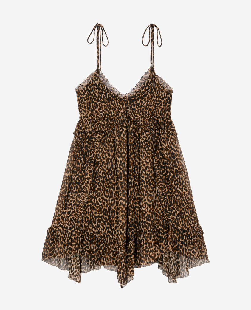 The Kooples FEMME LEOPARD robe courte imprimé léopard