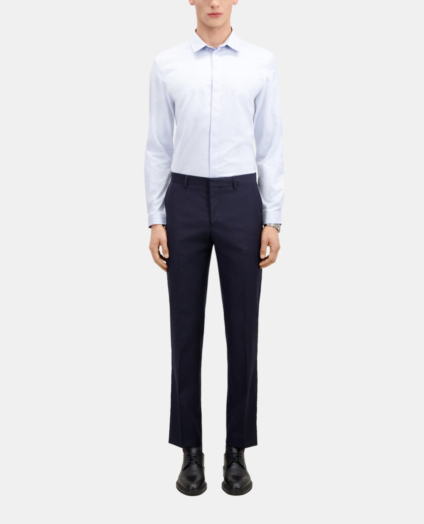 The Kooples H NAVY navy blue wool suit trousers