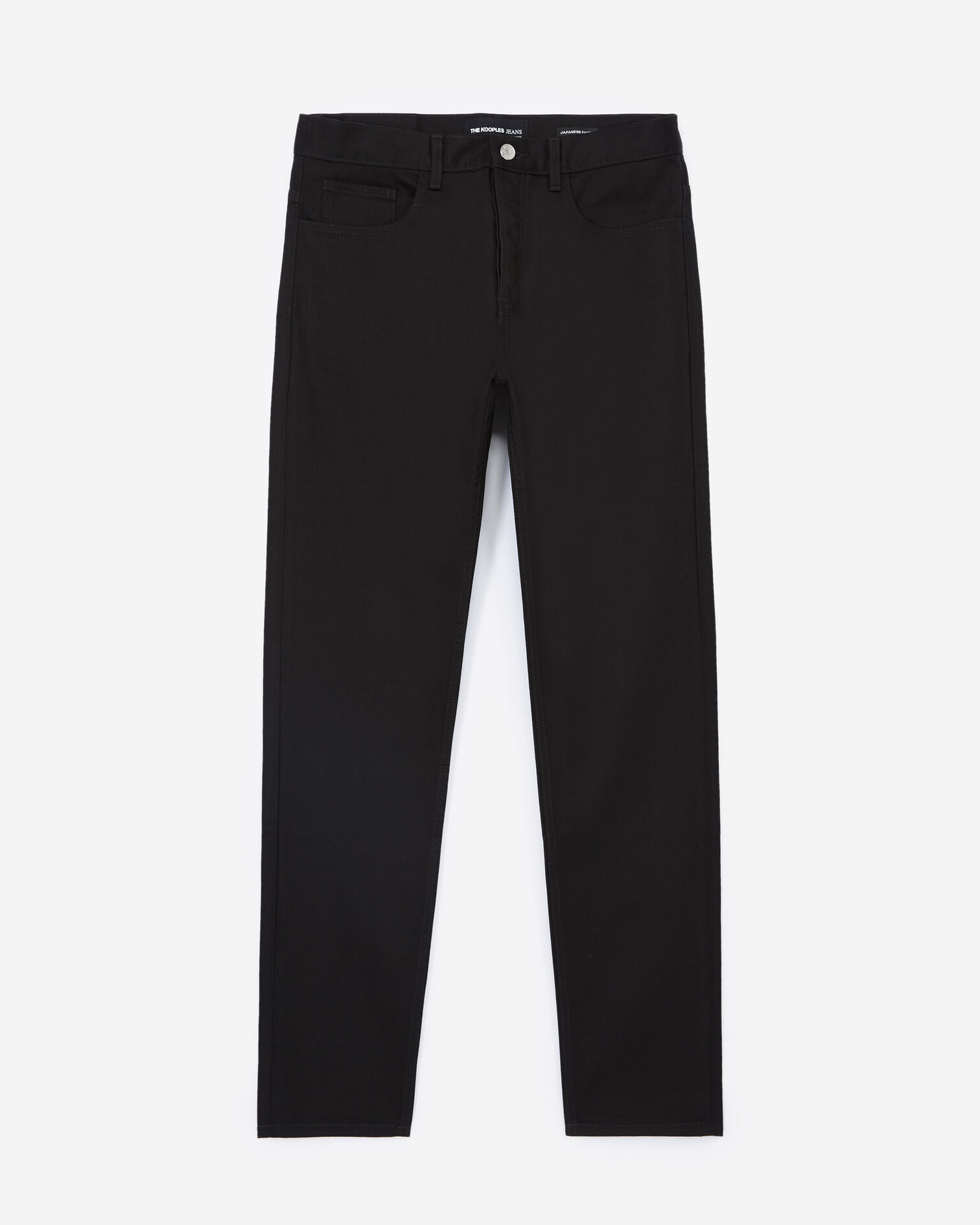 Jean noir brut coupe slim taper, BLACK, hi-res image number null
