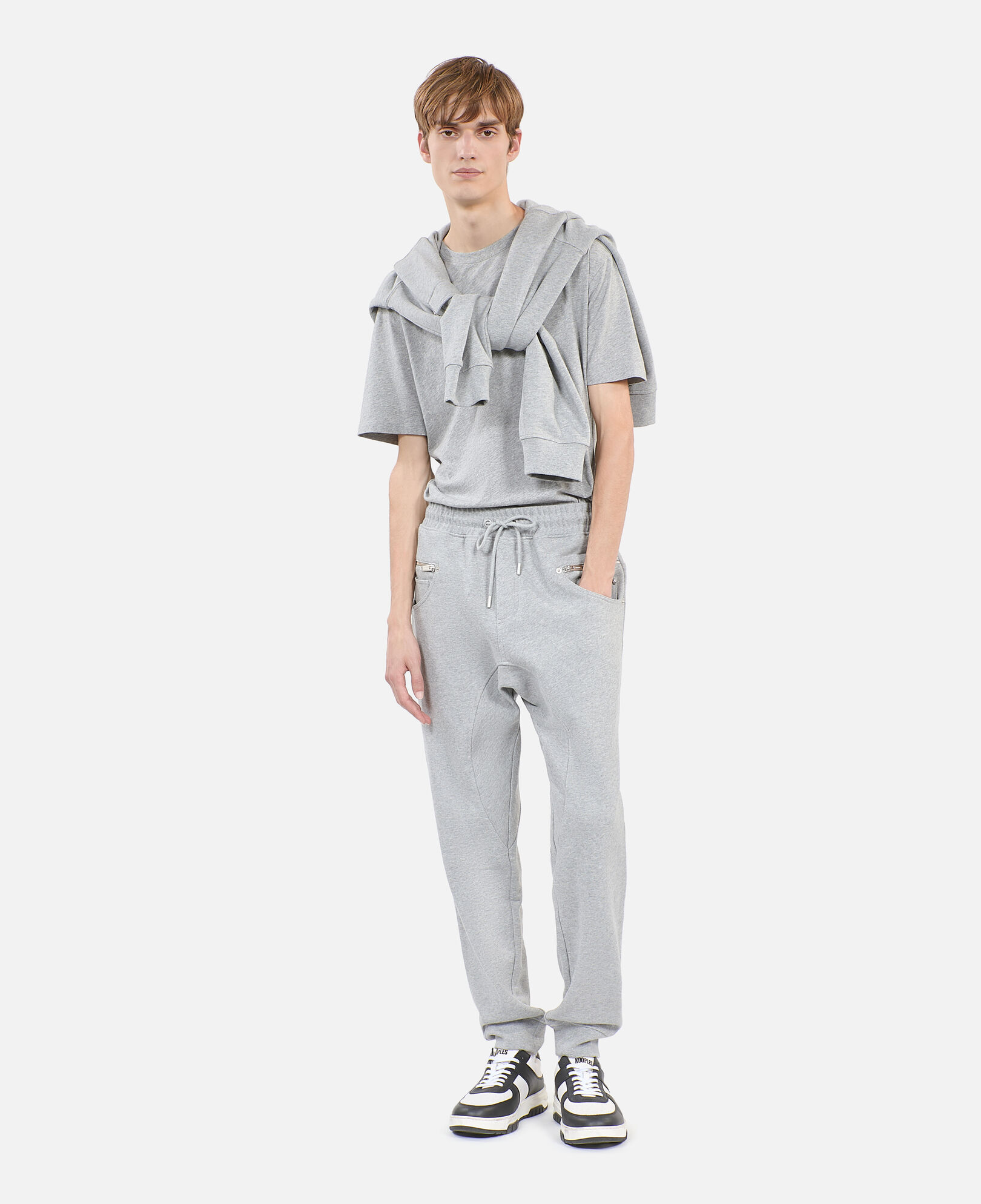 The Kooples H ARDOISE grey jogging bottoms