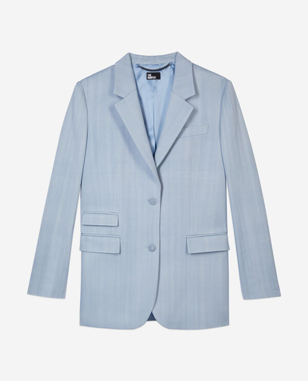 The Kooples MUJER LAVENDER chaqueta traje azul