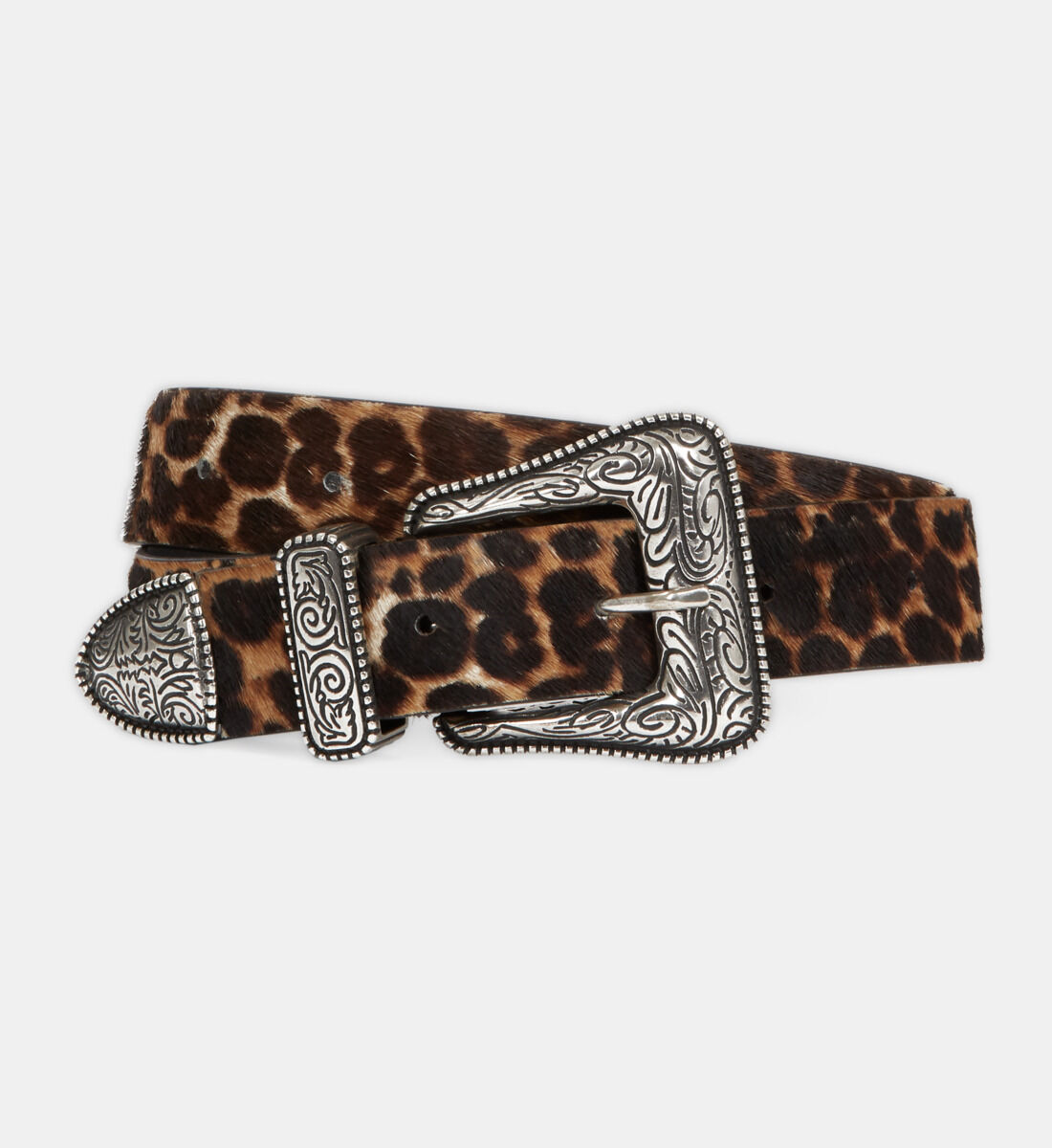 Womens leopard clearance print belt