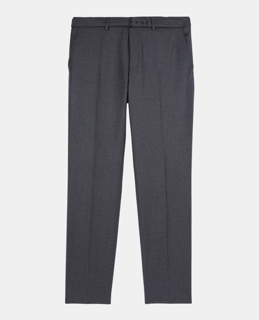 The Kooples HOMBRE LIGHT GREY MEL/WHITE pantal&oacute;n traje franela gris