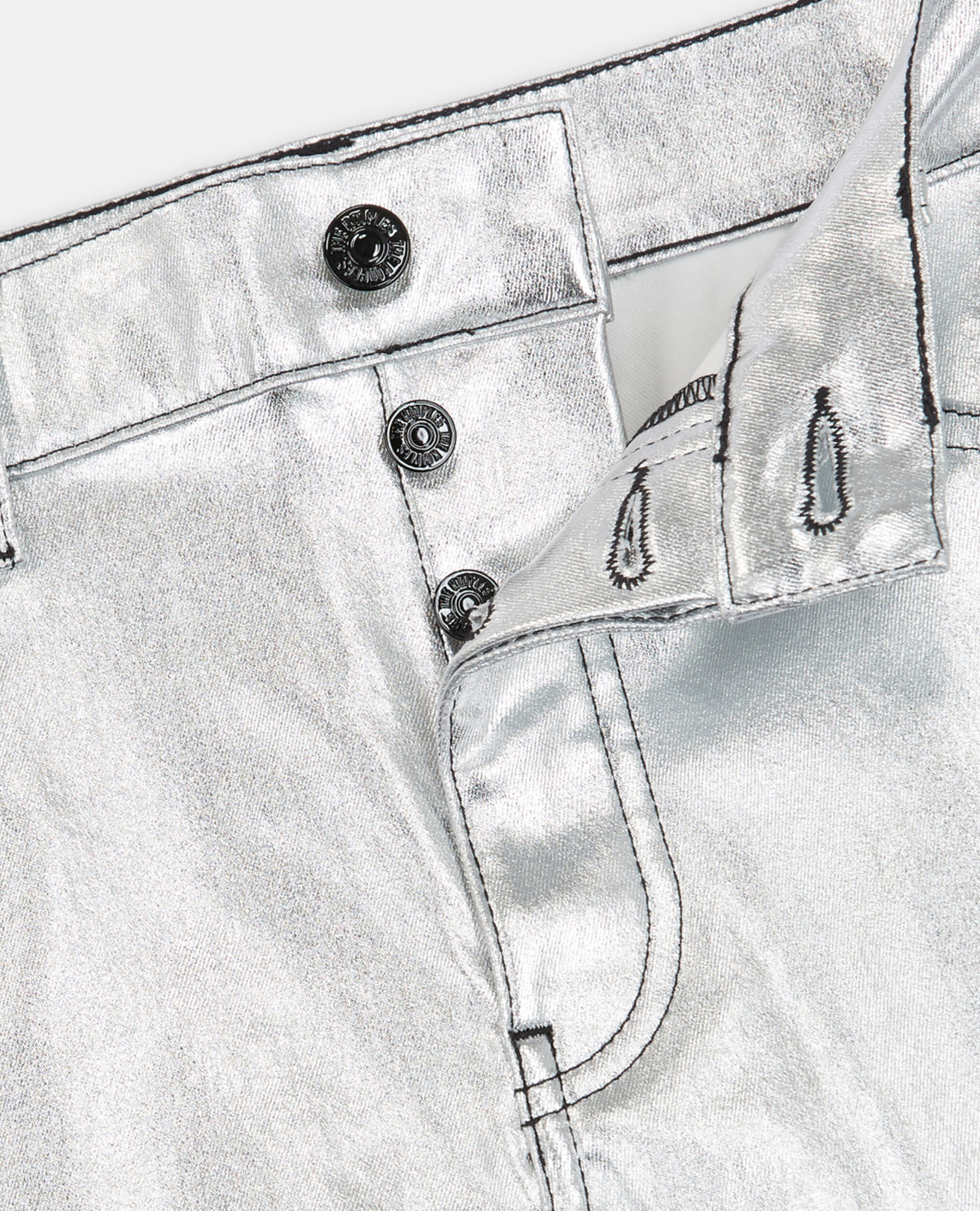 Graue Jeans mit Slim-Fit-Passform, SILVER, hi-res image number null