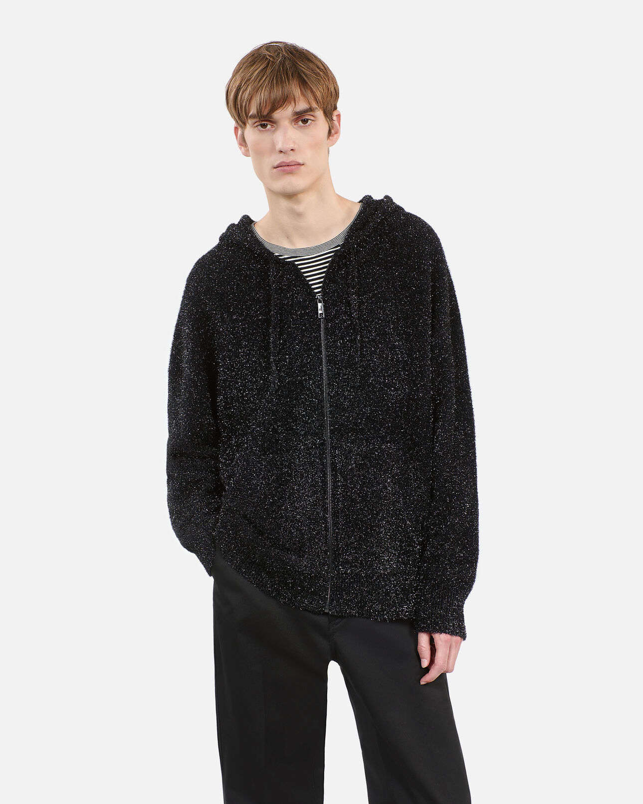 The Kooples HOMBRE BLACK cárdigan lentejuelas negro
