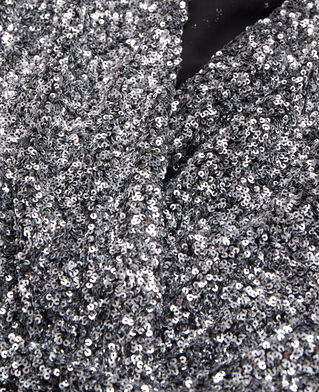 The Kooples F SILVER short silver sequin dress
