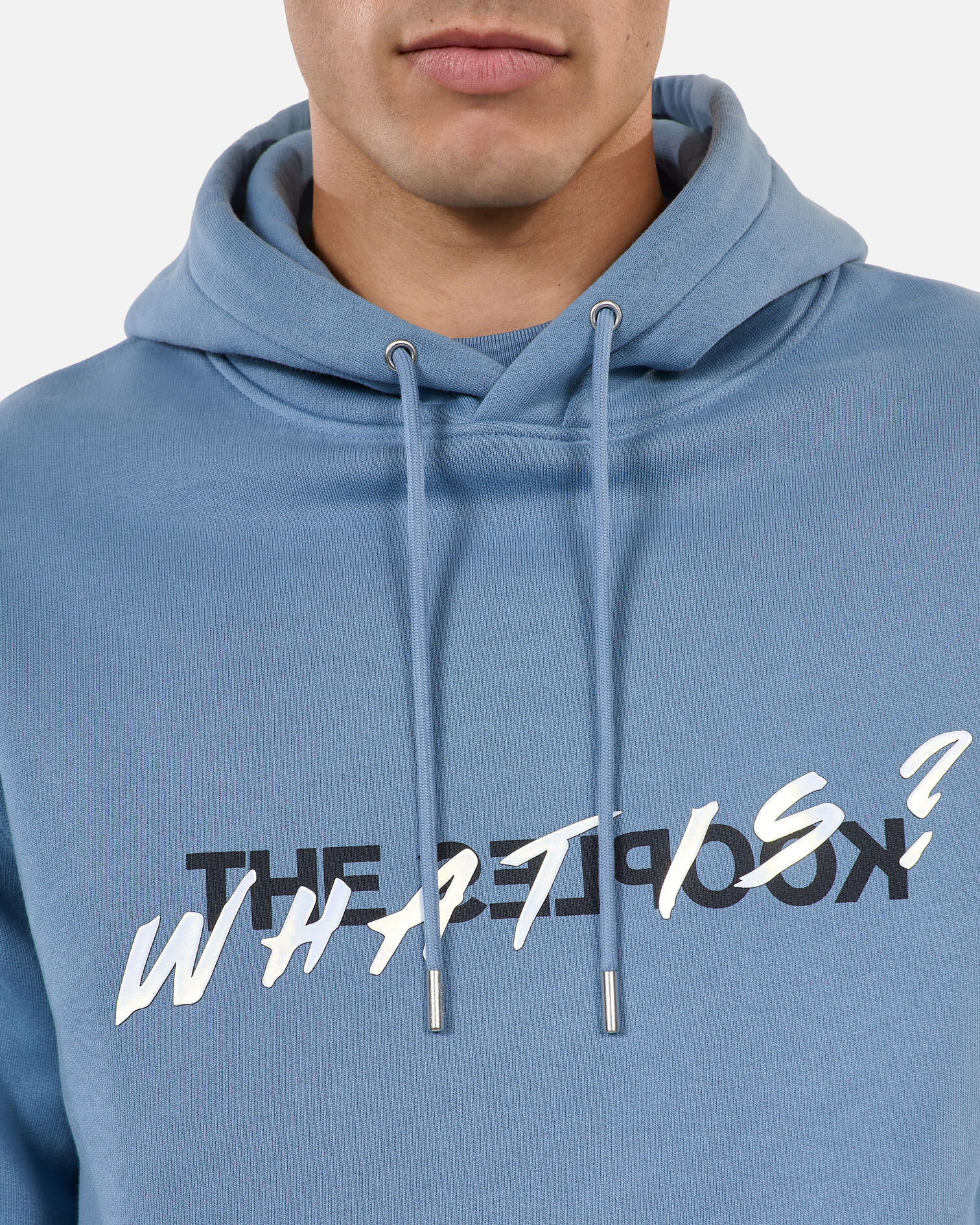 Sweatshirt à capuche What is bleu, STONE BLUE, hi-res image number null