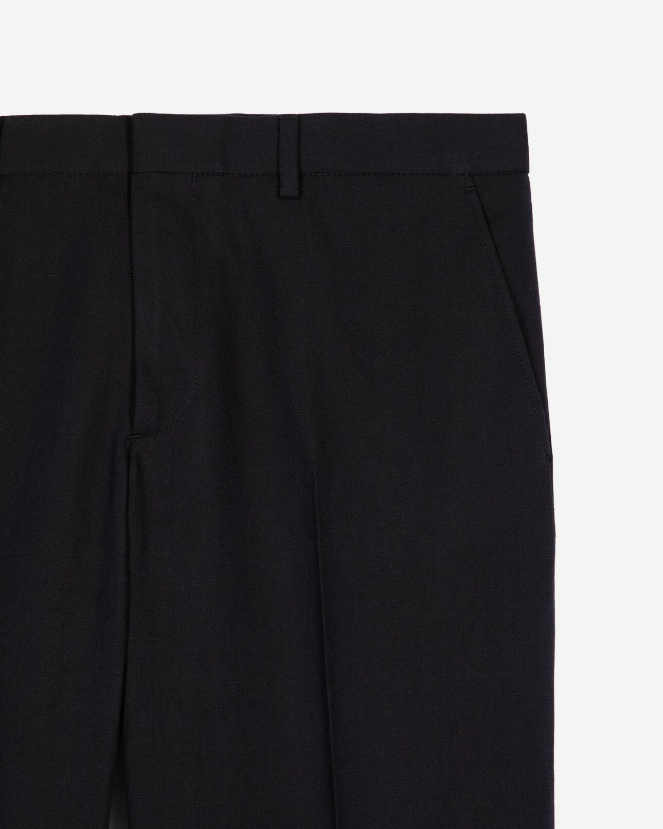 The Kooples HERREN NAVY gerade geschnittene anzughose in marineblau