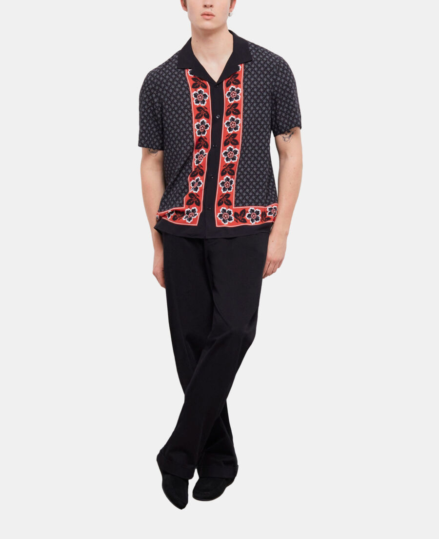 The Kooples H BLACK printed shirt