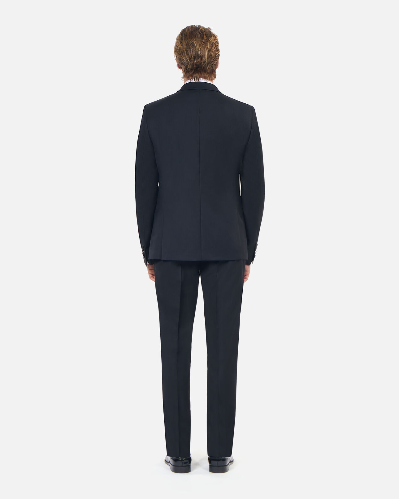 The Kooples MEN BLACK black wool suit fitted jacket