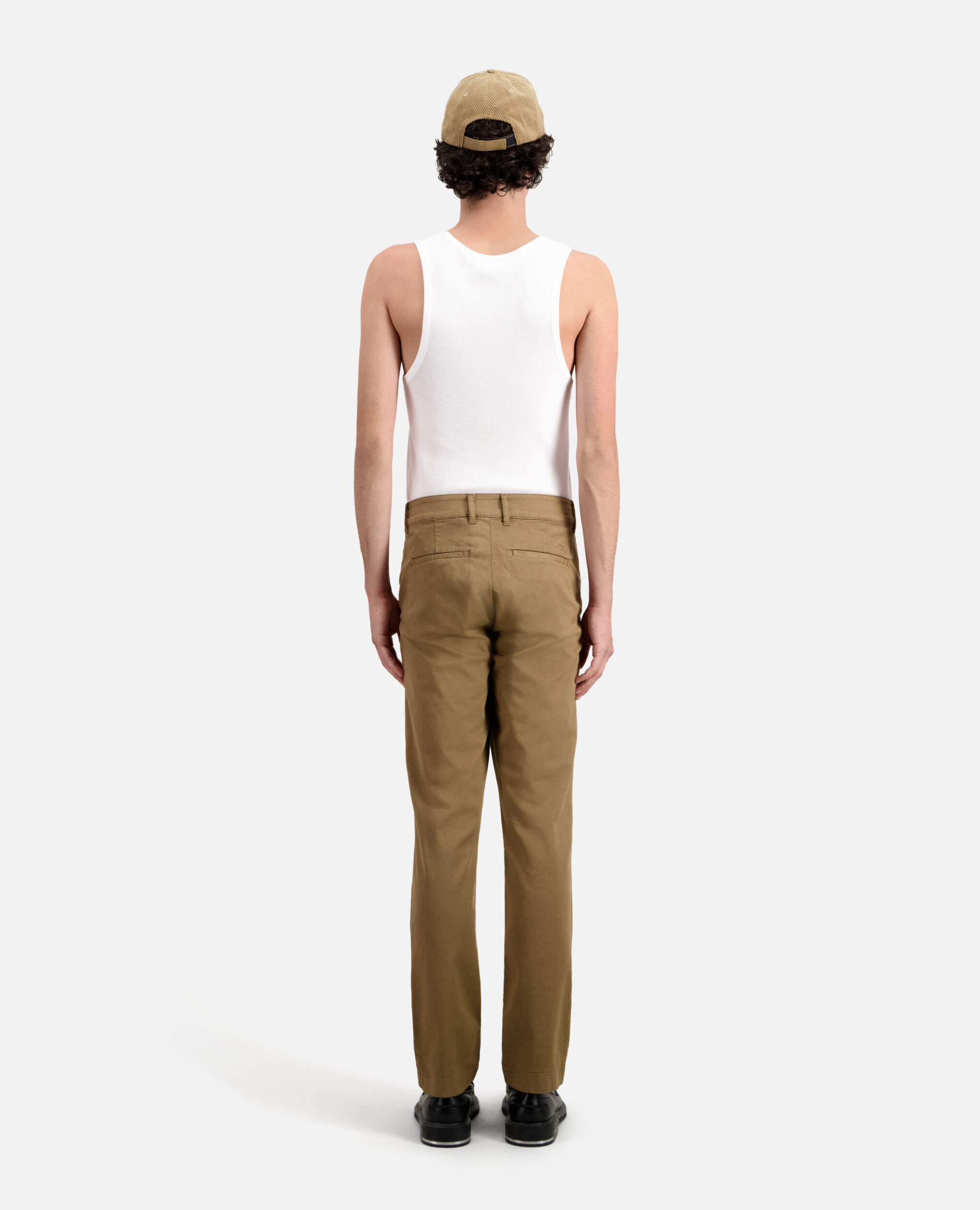 Pantalon chino beige, CAMEL, hi-res image number null