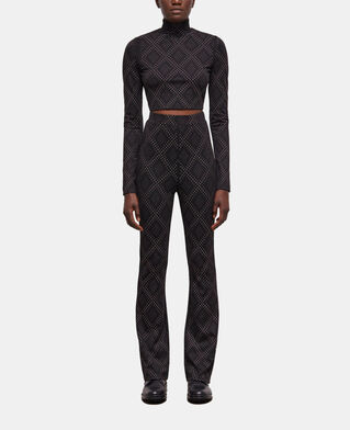 The Kooples FEMME BLACK pantalon à strass noir