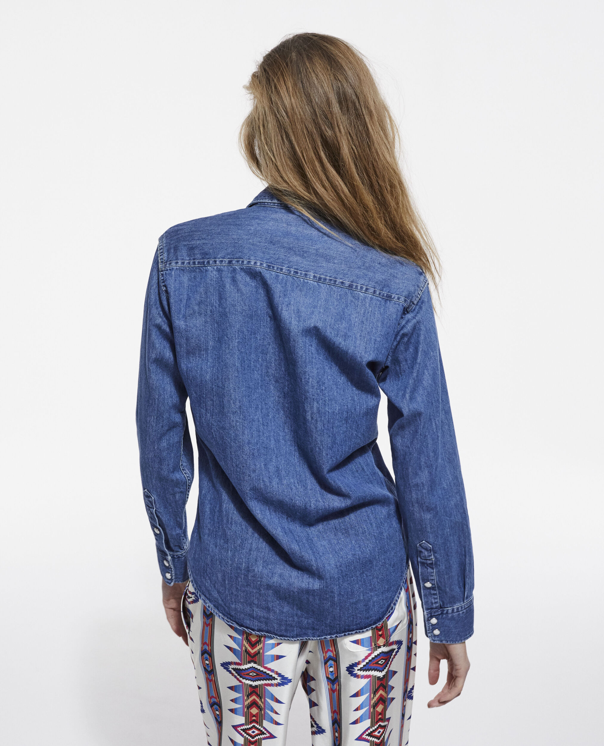 Chemise en jean the hot sale kooples femme