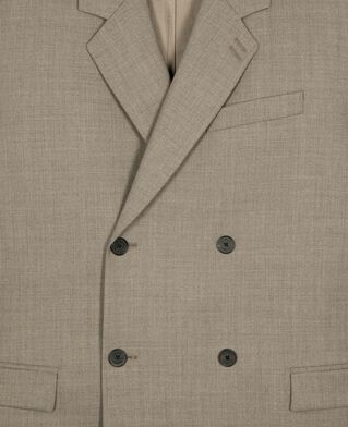 The Kooples H BEIGE MELANGE beige wool suit jacket