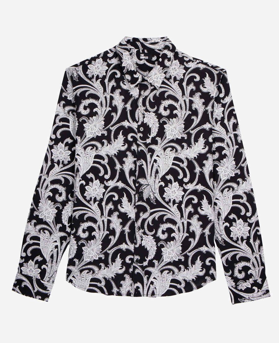 The Kooples H BLACK WHITE printed shirt