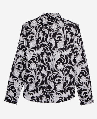 The Kooples H BLACK WHITE printed shirt