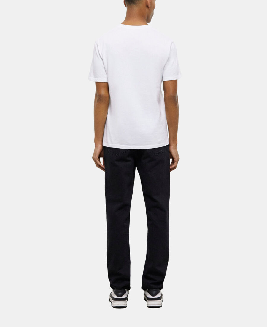 men's the kooples white logo t-shirt