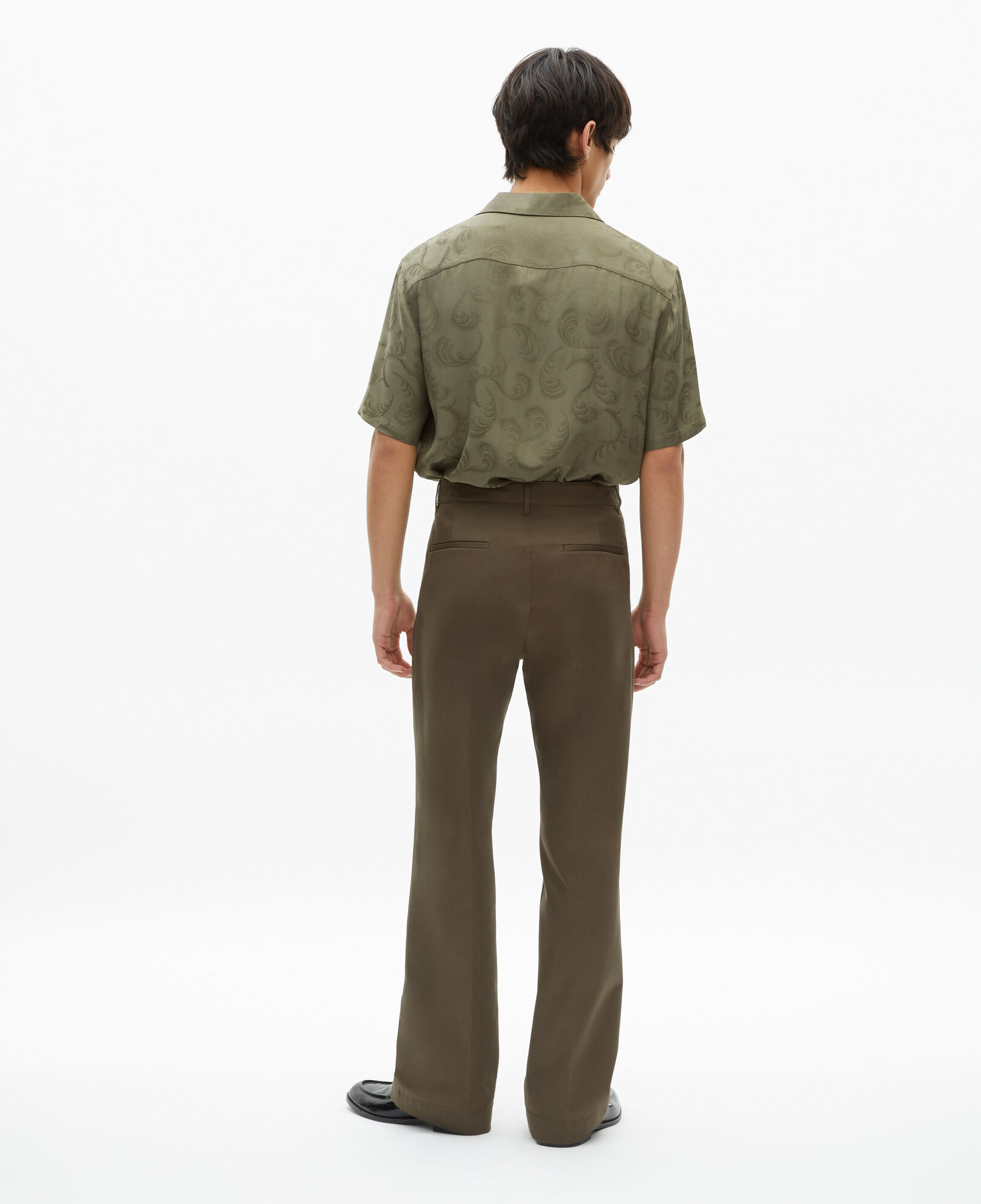 The Kooples HOMME BROWN pantalon droit marron