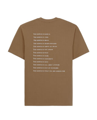 The Kooples HOMME BROWN-BEIGE t-shirt homme what is camel