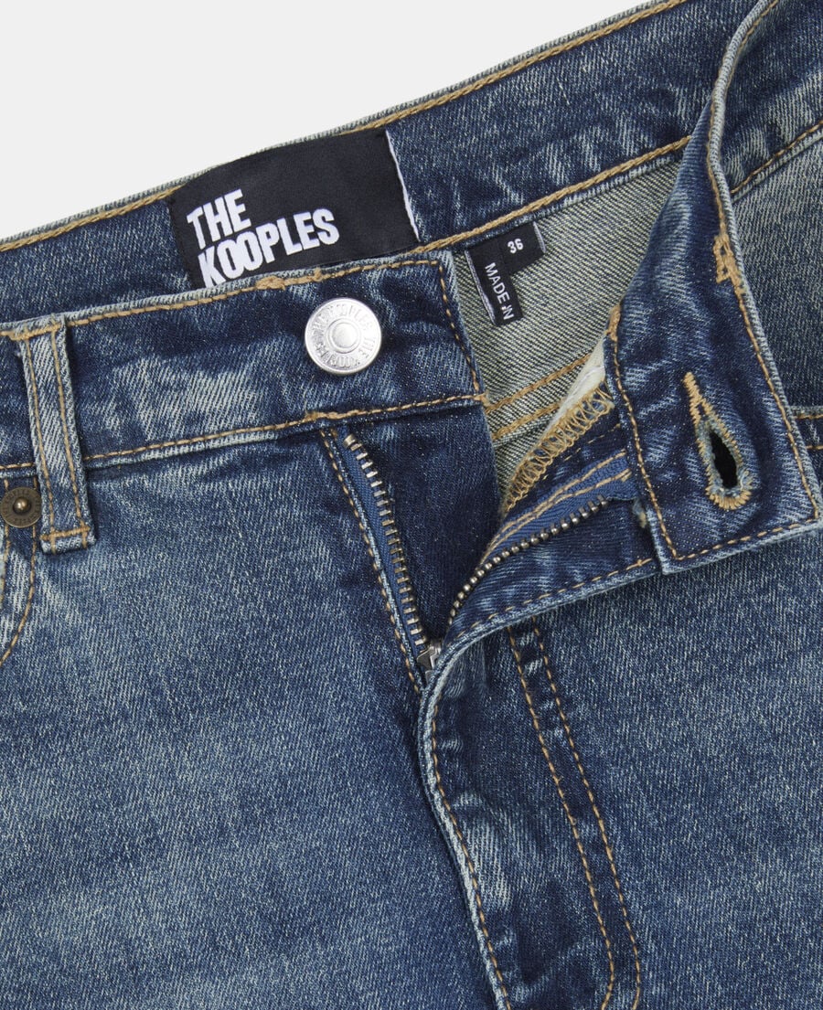 The Kooples WOMEN USED RAPIECE faded blue skinny jeans