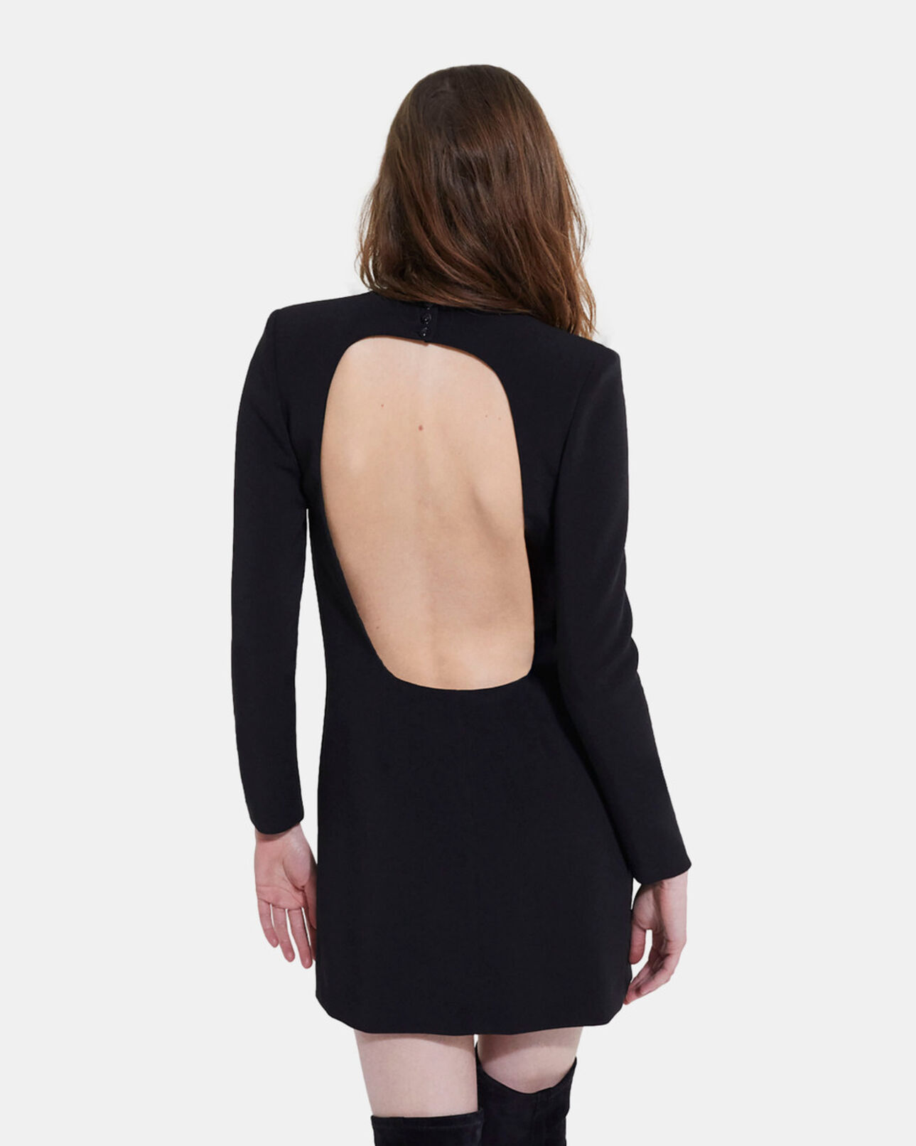 The Kooples FEMME BLACK robe courte noire