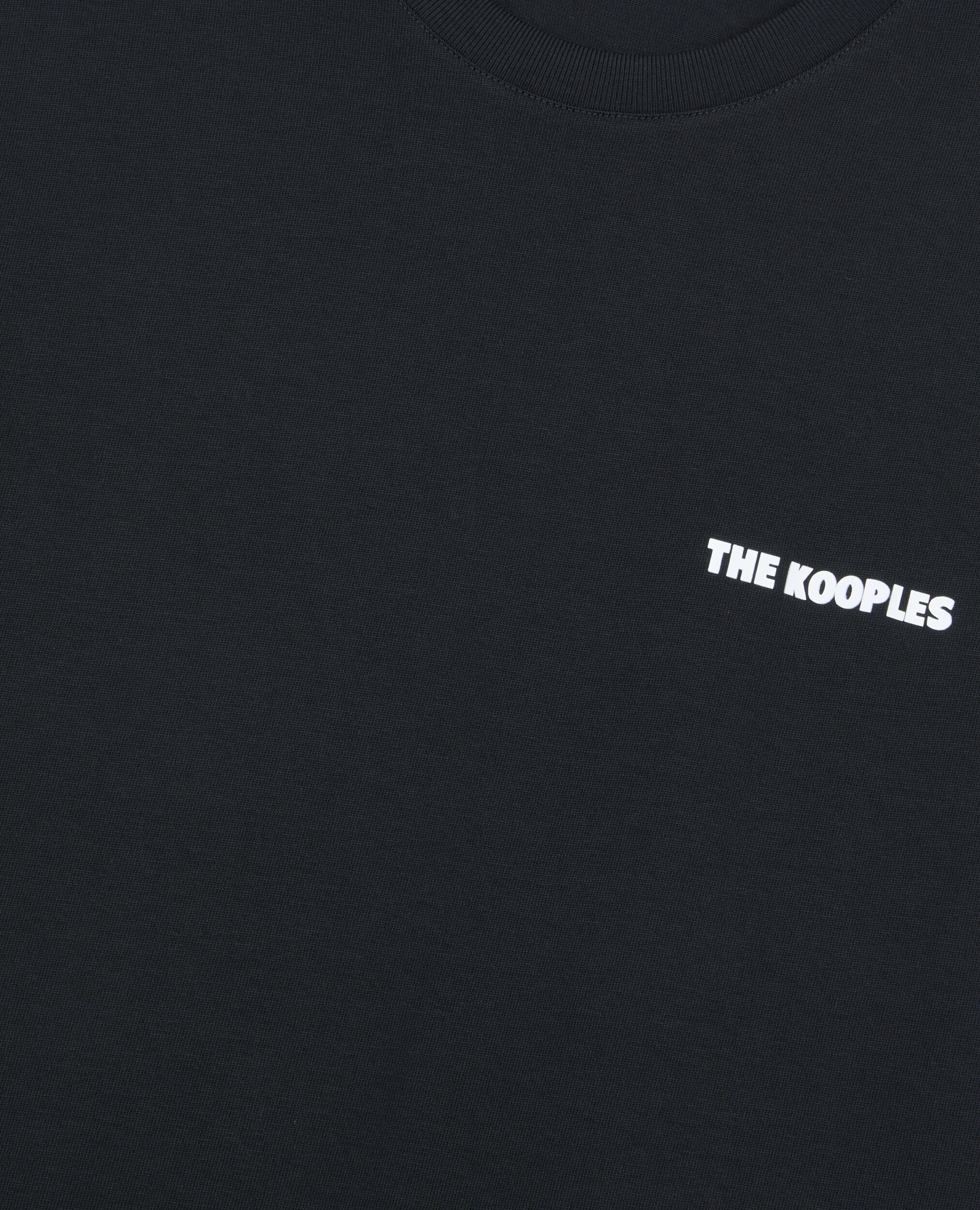 T-shirt avec sérigraphie Logo noir, BLACK, hi-res image number null