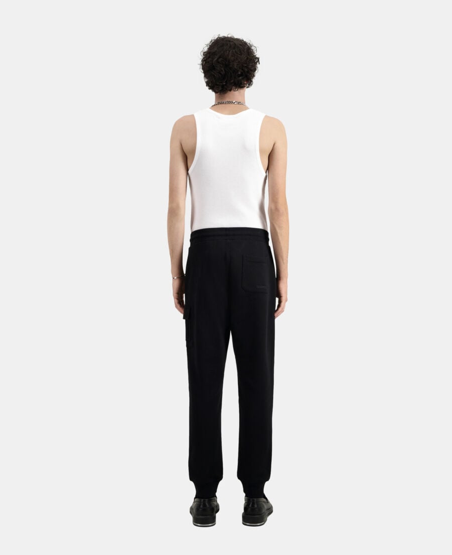 The Kooples MEN BLACK black tracksuit trousers